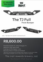 The Beast TJ Full Bumper